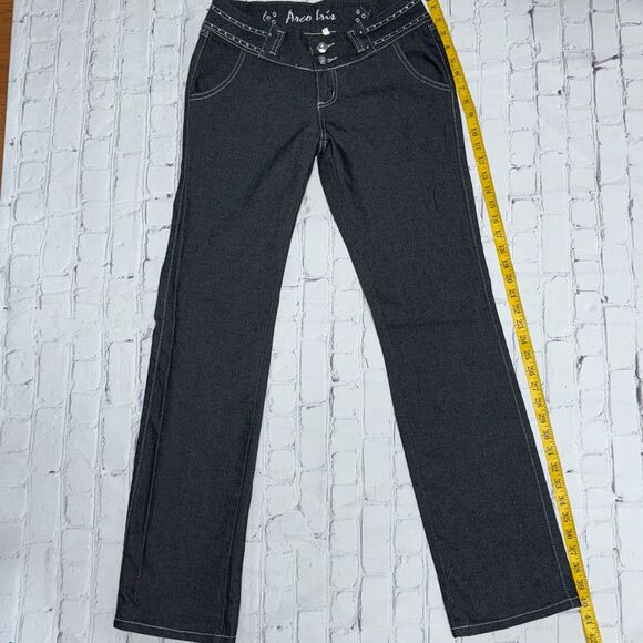 Arco Iris Pants - Arco Iris Studded Jeans – Charcoal Gray – Juniors Size 7